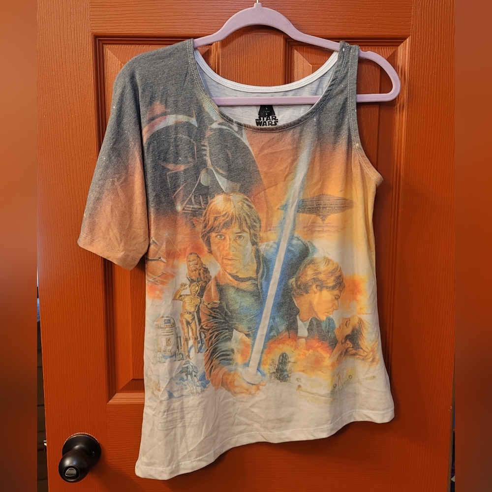 Star Wars asymmetrical shirt size M